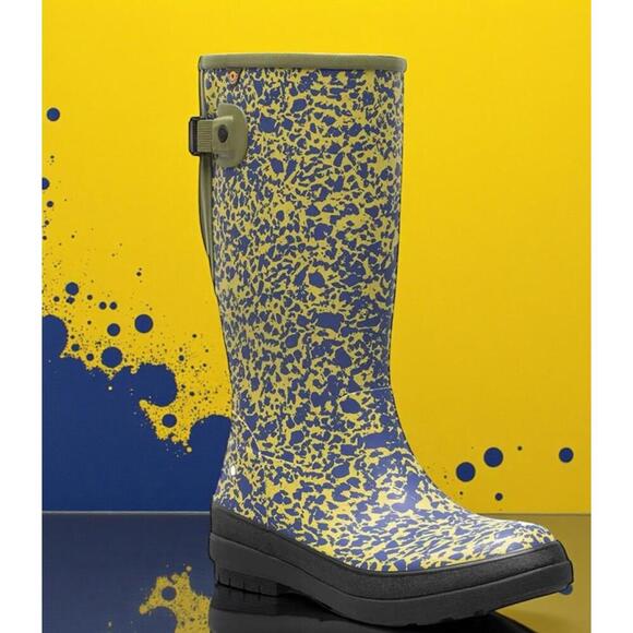 BOGS Shoes - Bogs Women's Sz 10 Rain Amanda II TL SP 'Olive Multi' 72964-302 Boot Waterproof